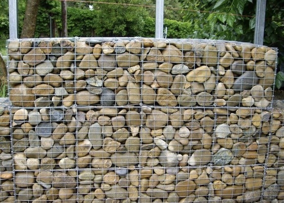 2x1x0.5m Gabion Sepet İstinat Duvarı Ağır Hizmet Tipi Dayanıklı Güvenilir Kaynaklı
