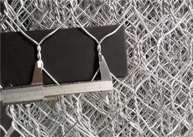 Toprak Erozyonu Koruması İçin Sıcak Daldırma Galvanizli Metal Gabion Sepetleri Altıgen Hasır