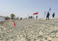 Erozyon Koruması Gabion Taş Duvar Aşınmaya Dayanıklı 2.2 Mm Tel Ölçer