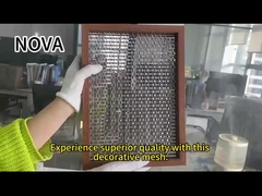 Dekoratif Metal Mesh Paslanmaz Çelik özelleştirilebilir oda bölücü