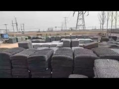 Altıgen Örgülü Galvanizli Gabion - Esnek Yamaç Koruması için 6mm Tel
