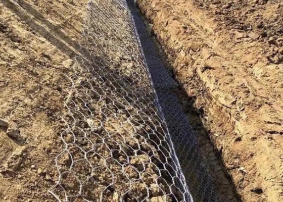 Yüksek Çinko Kaplama / Kolay İnşaat Yöntemi ile Metal Gabion Sepeti ISO9001 Sertifikalı
