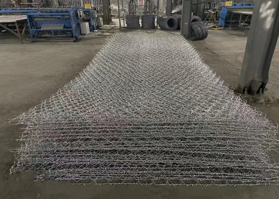 Galvanizli Çelik Tel Gabyon Yatakları Dayanıklı Eko Dost