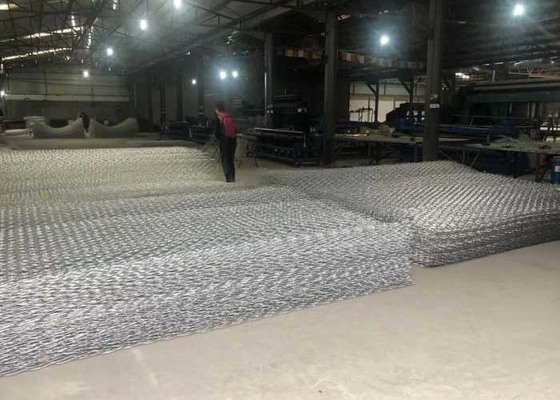 Pvc Kaplı Çevre Dostu  Gabion Yatak Şev Koruma