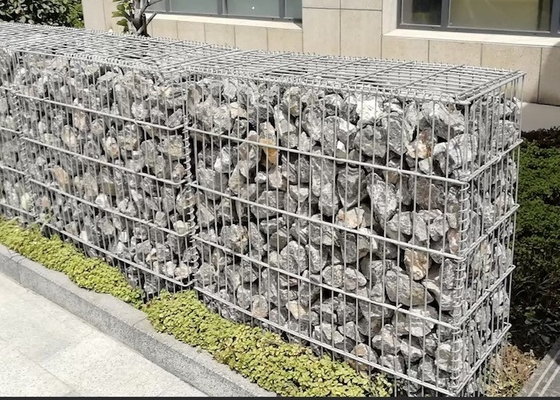 50mm * 50mm Hasır Açık Kaynaklı Özel Pvc Kaplı Gabion Hasır