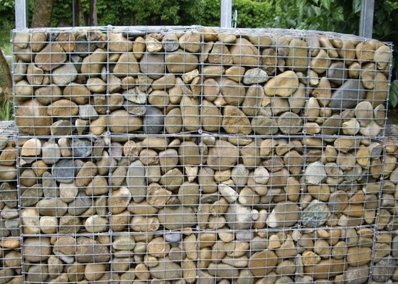 3x1x1m 60x80mm İstinat Duvarı Gabion Sepetleri Dayanıklı