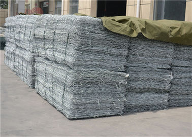 Pvc kaplı yüzeyli özelleştirme Galvanizli Gabion Kafesleri