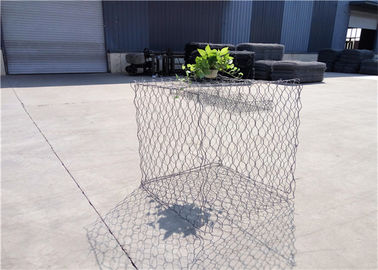 Dayanıklı Dokuma Altıgen Gabion Kutu Üçlü Büküm Dokuma Basit Montajlı