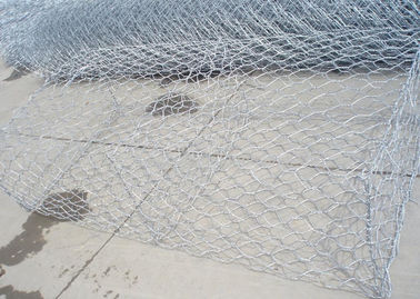 Galfan Kaplamalı Metal Gabion Sepetleri, Dokuma Gabion Sepetleri Kolay Kurulum