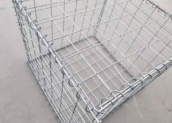Güvenlik Gabion Kutusu Kumla Doldurulmuş Askeri Savunma Engelleri