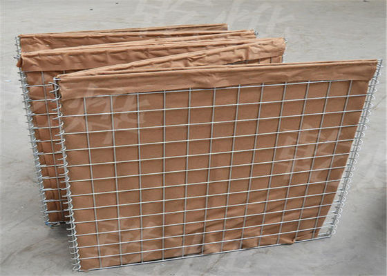 Galvanize Demir Tel Savunma Bastion Bariyer Sistemi 3.0mm 50x50mm
