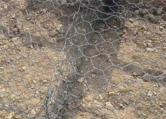 Nehir Yeniden İnşası İçin Sıcak Daldırma Galvanizli Yüksek Gerilim Gabion Hasır Kafes