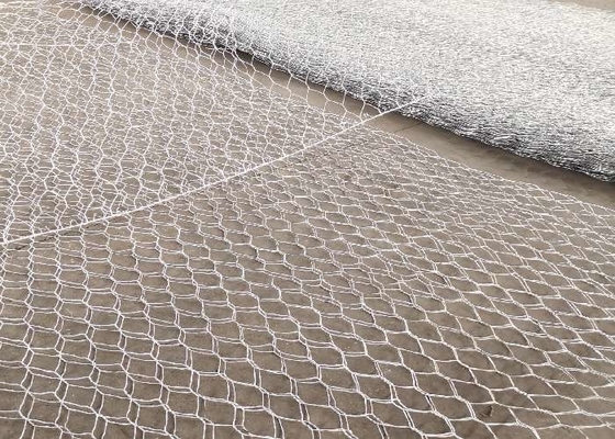 3x1x0.5m 80x100mm Metal Gabion Sepetler Riverbank Stabilite Dokuma Kutu