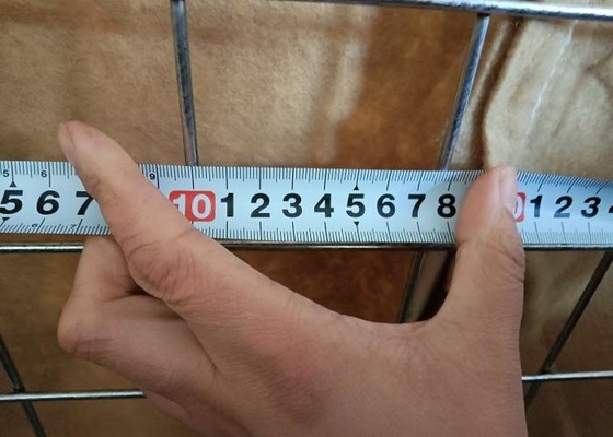 Güvenli ve peyzaj kolay kaynaklı Gabion Kutusu Askeri Savunma Engelleri 76.2 X 76.2mm 4.0mm