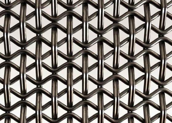 Binaların Cepheleri ve Duvarları İçin Antik Kıvrımlı Pirinç 4m X 30m Dekoratif Hasır