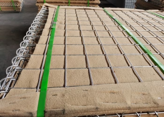 Askeri Tahkimatlar İçin Kullanılan 1mx2m Yüksek Yoğunluklu Çarpışmaz Gabion Bariyerler
