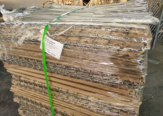 Askeri Tahkimatlar İçin Kullanılan 1mx2m Yüksek Yoğunluklu Çarpışmaz Gabion Bariyerler