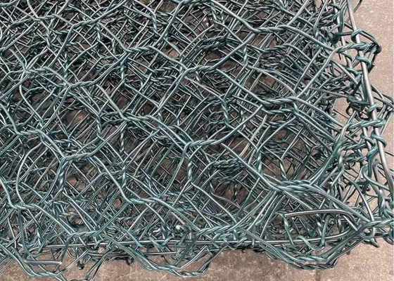 Nehir Kursu Koruması için Galfan Yüksek Gerilim 60x80mm 2.4mm Gabion Hasır