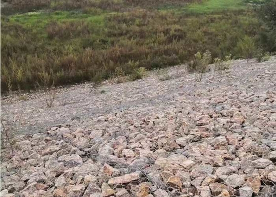Erozyon Kontrolü İçin 4mm Altıgen Galvanize Gabion Ağı