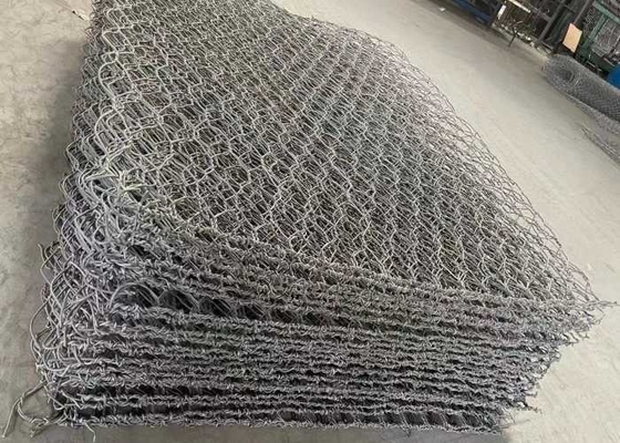 Galvanizli Çelik Tel 1m-6m Su Toprağı Köprüsü Koruması İçin Altıgen Gabion Sepeti