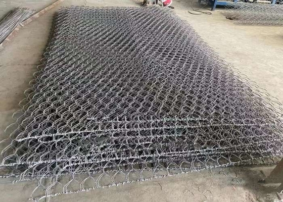 PVC Kaplama  Gabion Koltuk Dikiş Ağı Gabion ISO9001 Onaylı Eğim Koruması Gabion sepetleri Koltuk