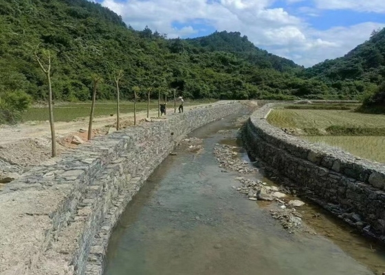 Gabion Mesh (6cm x 8cm) Bağcılık ve peyzaj için mükemmel, Sıcak Dip Galvanize