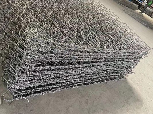 Çinko Kaplı Koyu Gri Pvc Kaplı Gabion 1mx1mx2m