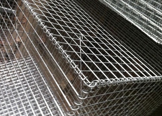 Ağır Hizmet İstinat Gabion Duvarı İçin Pvc Kaplama Kaynaklı Gabion Panel