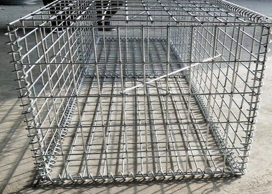 Bahçe Dekorasyonu İçin Yüksek Hizmet Korozyona Dayanıklı Galvanizli Gabion Kutusu