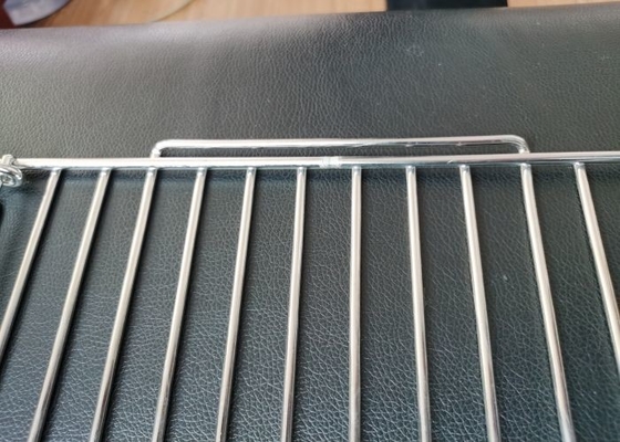 Yeniden Kullanılabilir Yapışmaz Tavuk Izgara Mesh Gümüş Ev Barbekü Partisi İçin Kolay Temizlenebilir