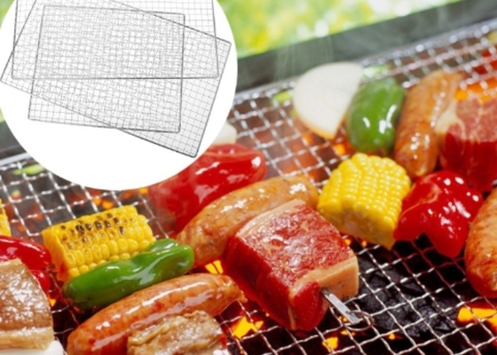 Dış Parti İçin Yapışmaz 316 Ss Barbekü Izgara Mesh