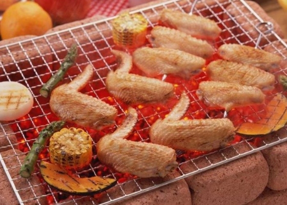 Hafif 304 Paslanmaz Çelik Barbekü Izgara Mesh Dikdörtgen