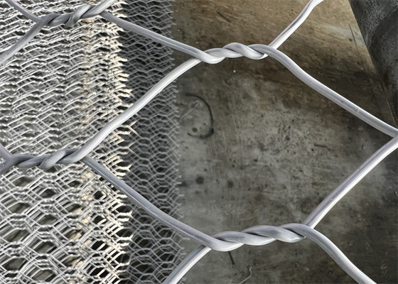 80mm*100mm Mental 4mm Gabion Basketlar Çözümleri Mesh Açma Bv Sertifikasyonu