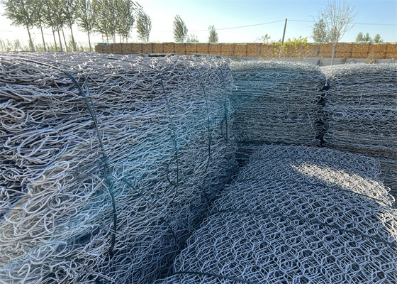 80mm*100mm Mental 4mm Gabion Basketlar Çözümleri Mesh Açma Bv Sertifikasyonu