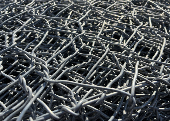 Esnek boyutlar ve galvanizli veya PVC kaplı bitirme ile Gabion Kafesli Tel Ağı