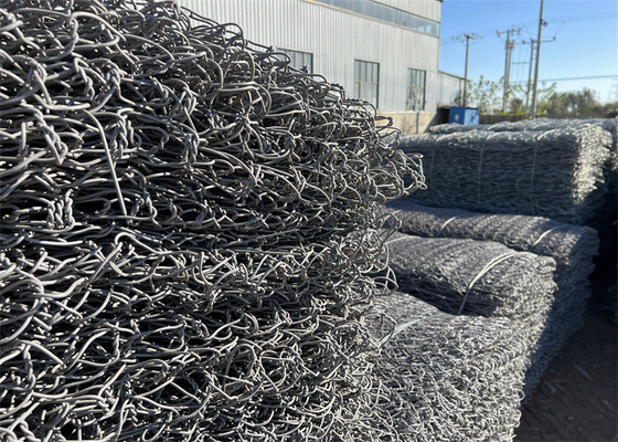 220-240 g/m2 Sink Kaplama ile Galvanizli Metal Tel Gabyon Yatak