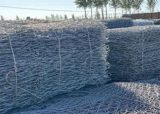 50mm X 50mm Gabion Tel Ağı Kontrol ve Su veya Sel Rehberi