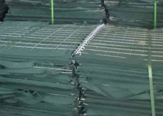 4,0 mm Galfan kaplı kablo örgüleri ile ağır görevli askeri kum bariyerleri