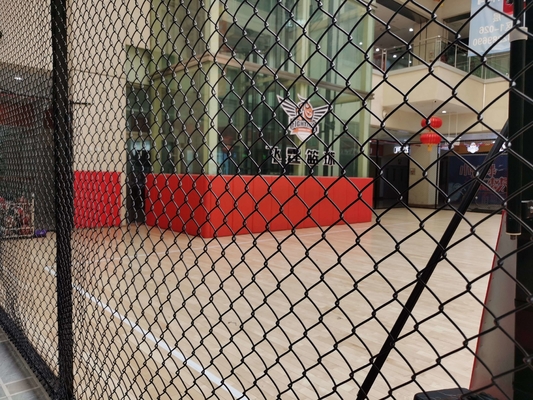 Çekici Güçlü Zincir Bağlantısı Çit Ağı Galvanizli PVC Kaplı