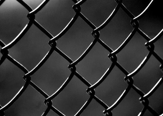 3.0mm Galvanizli Zincir Bağlantı Çit Ticari Güvenlik için Basketbol Sahası Oyun Alanı