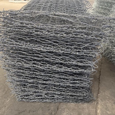 Sahil Koruması için Galvanizli Çelik Gabion Sepeti 1m x 1m x 1m