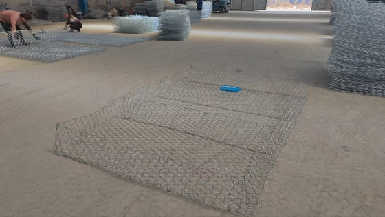Eğim Stabilizasyonu için Galvanizli Altıgen Gabion File