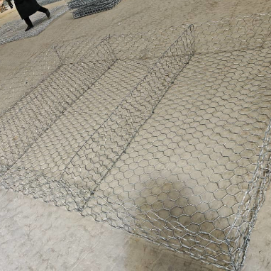 Erozyon Kontrolü ve Destek Duvarları için Galvanize Gabion Tel Ağı 60x80mm