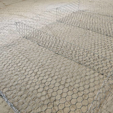 Erozyon Kontrolü için PVC Kaplı Altıgen Gabion Tel Ağı 10x12cm