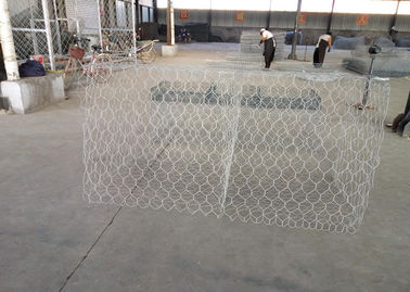 6 * 8, 8 * 10,10 * 12 Toprak veya Nehir Kıyısı Erozyon Koruması İçin Taş Dolu Metal Tel Gabion Kafes