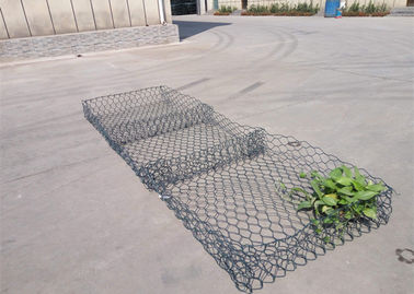 Düşük karbonlu  Gabion yatak galvanizli / Galfan / PVC kaplı yüzey işleme