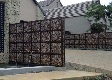 Hafif İstinat Duvarı Gabion Sepetleri Çit 3.0 - 5.0 Mm Tel Çapı