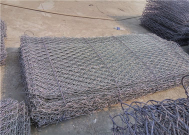 Pvc kaplı yüzeyli özelleştirme Galvanizli Gabion Kafesleri