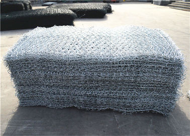 2x1x0.5m Galvanizli Çelik Altıgen Kablo Gabion Maçı 100x120mm 230g/m2