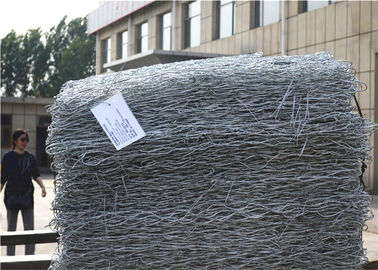 Peyzaj Düzenlemesi Gabion Sepeti, Dekoratif ve Yapısal Kullanım için Galvanizli Altıgen Tel Örgü Kutu